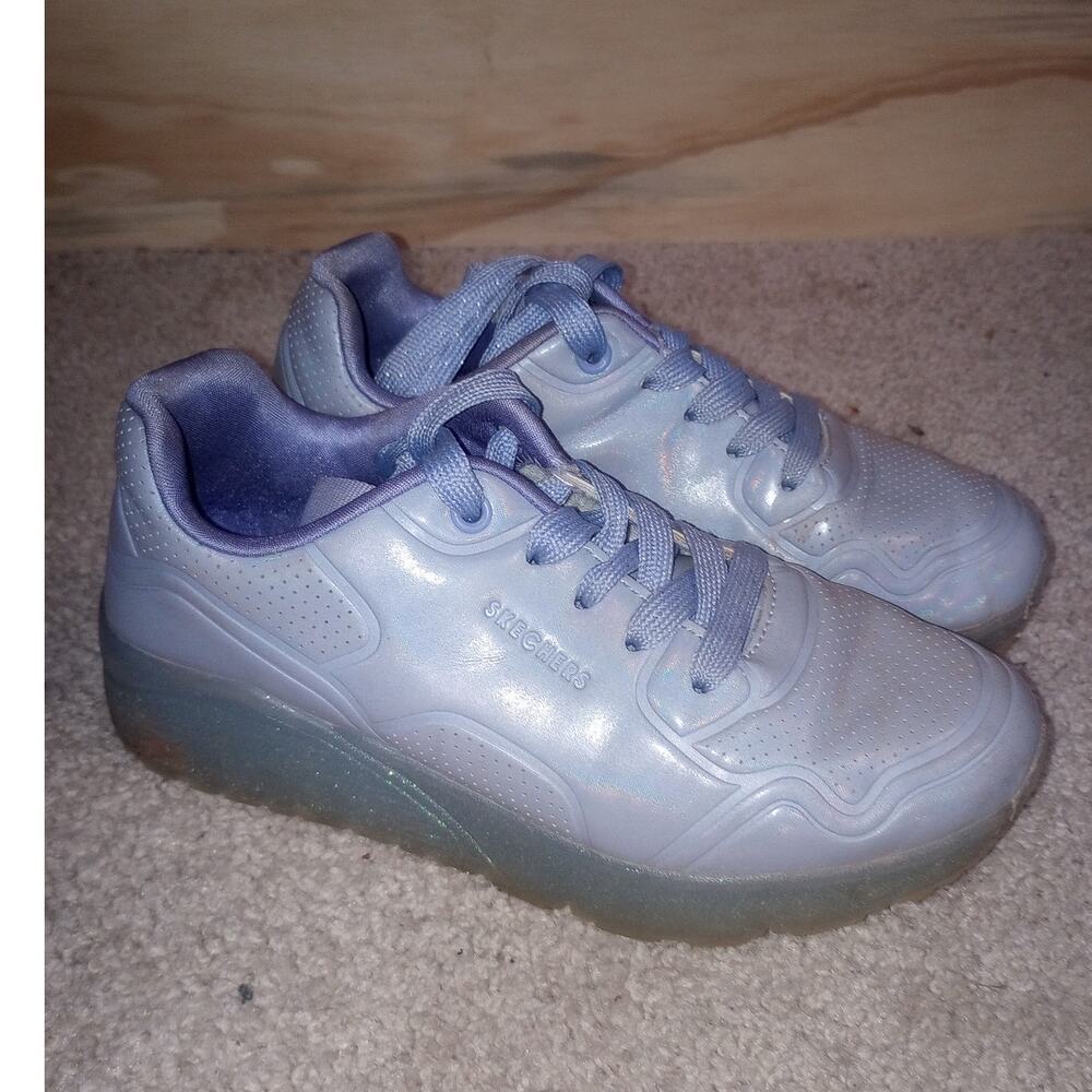 Youth‎ Skechers Lavender Sneakers 2Y Kids Uno Ice 310448L